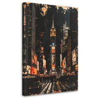 LEINWANDBILD Städte & Architektur 30x45cm - Schwarz, Textil (30/45cm) - Feeby