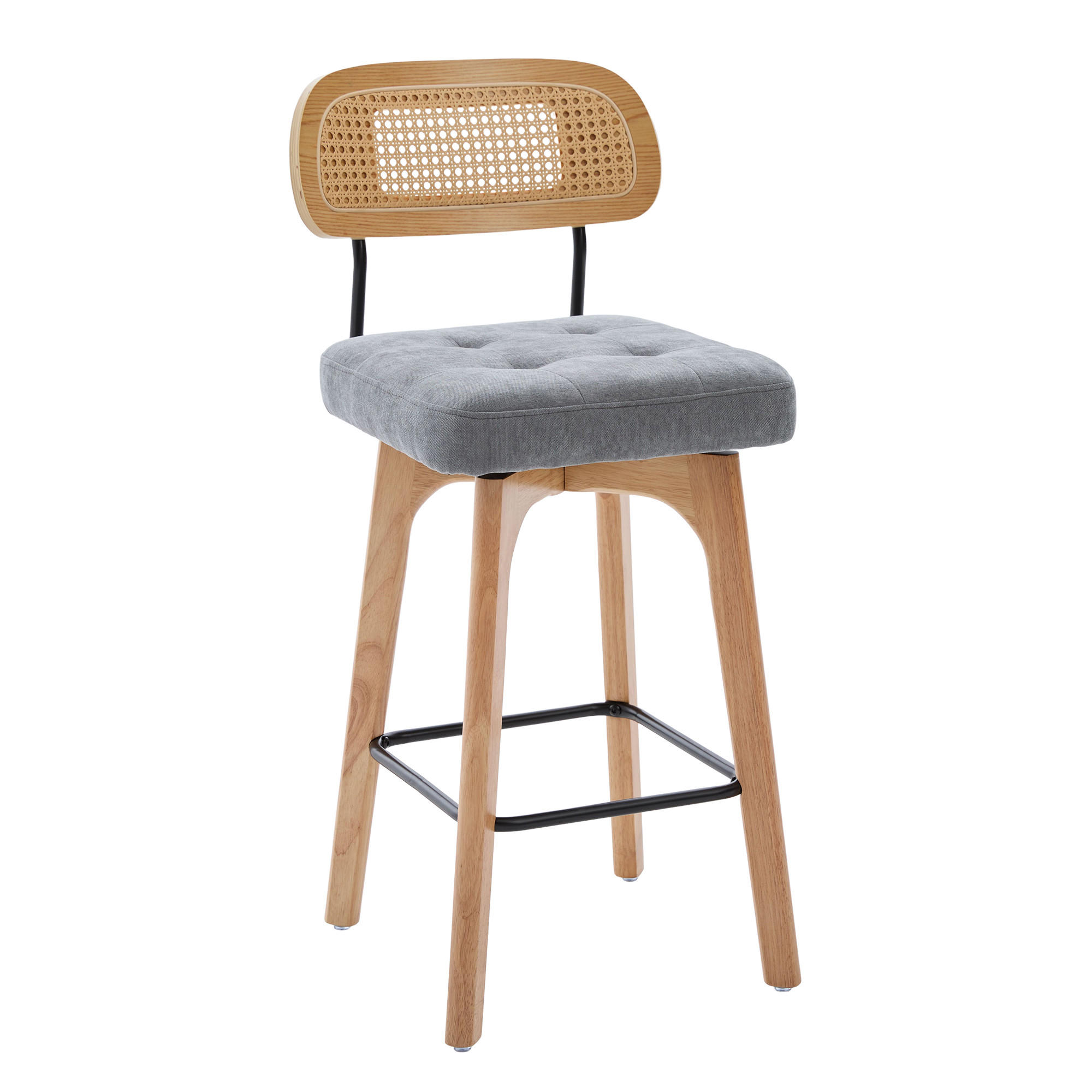 Lvhom Barhocker Grau 44x96x51 cm