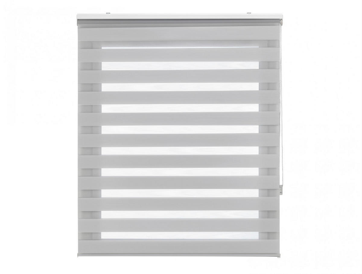 ROLLO Polyester Transluzent Grau 150x180 - Grau, Textil (150/180/1cm) - Purline