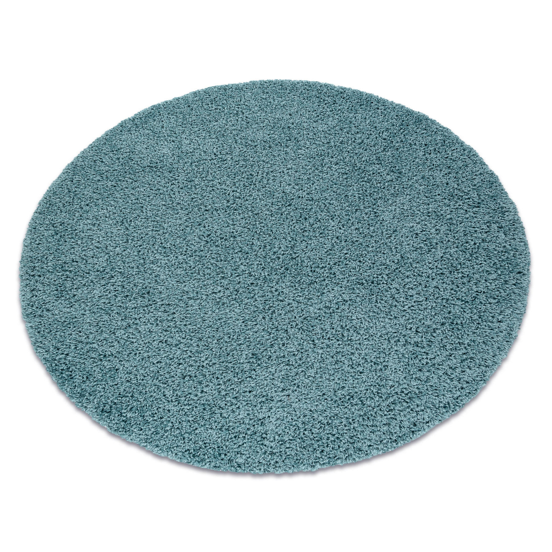 COVOR SOFFI cerc shaggy 5cm albastru 120 cm