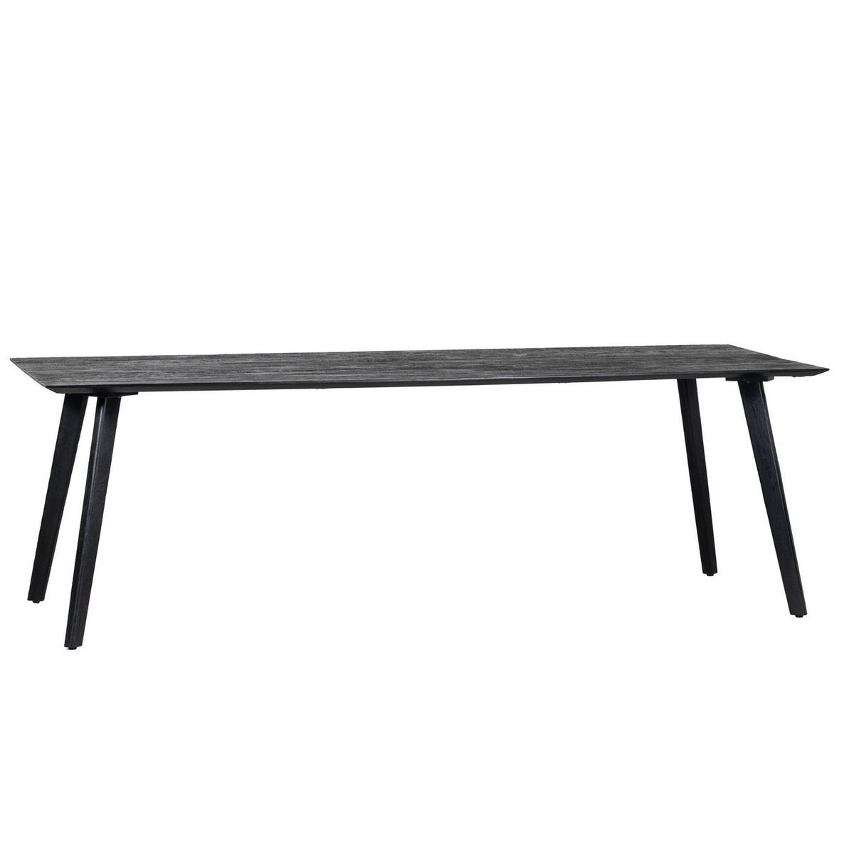 ESSTISCH aus Mangoholz 240cm, natürlich - Schwarz, Holz (240/90/90cm) - Giga Meubel