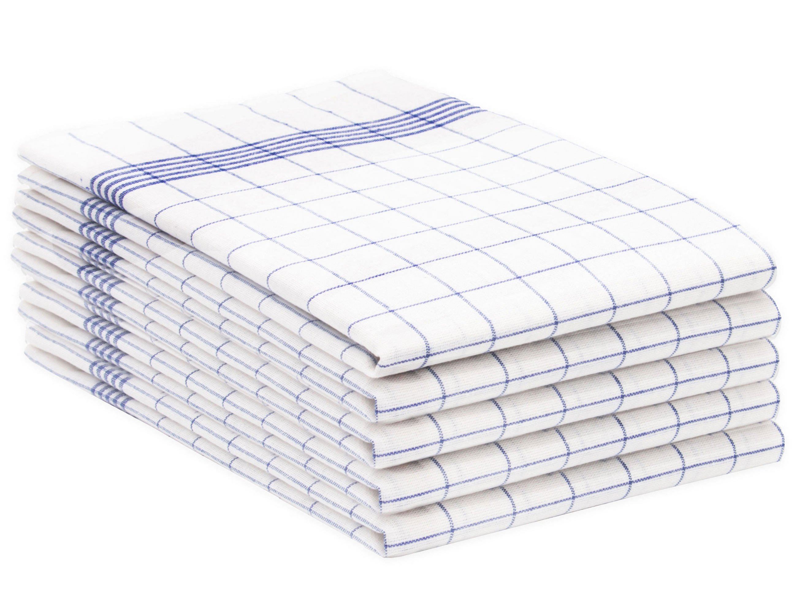 GESCHIRRTÜCHER, 5er-Set, 50x70 cm, 100% Baumwolle, Blau - Blau, Textil (50/70cm) - Zollner