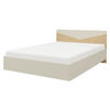 DOPPELBETT Aston 09 - Eichefarben/Beige, Holzwerkstoff (140/200cm) - MIRJAN24