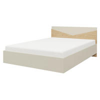 DOPPELBETT Aston 09 - Eichefarben/Beige, Holzwerkstoff (140/200cm) - MIRJAN24