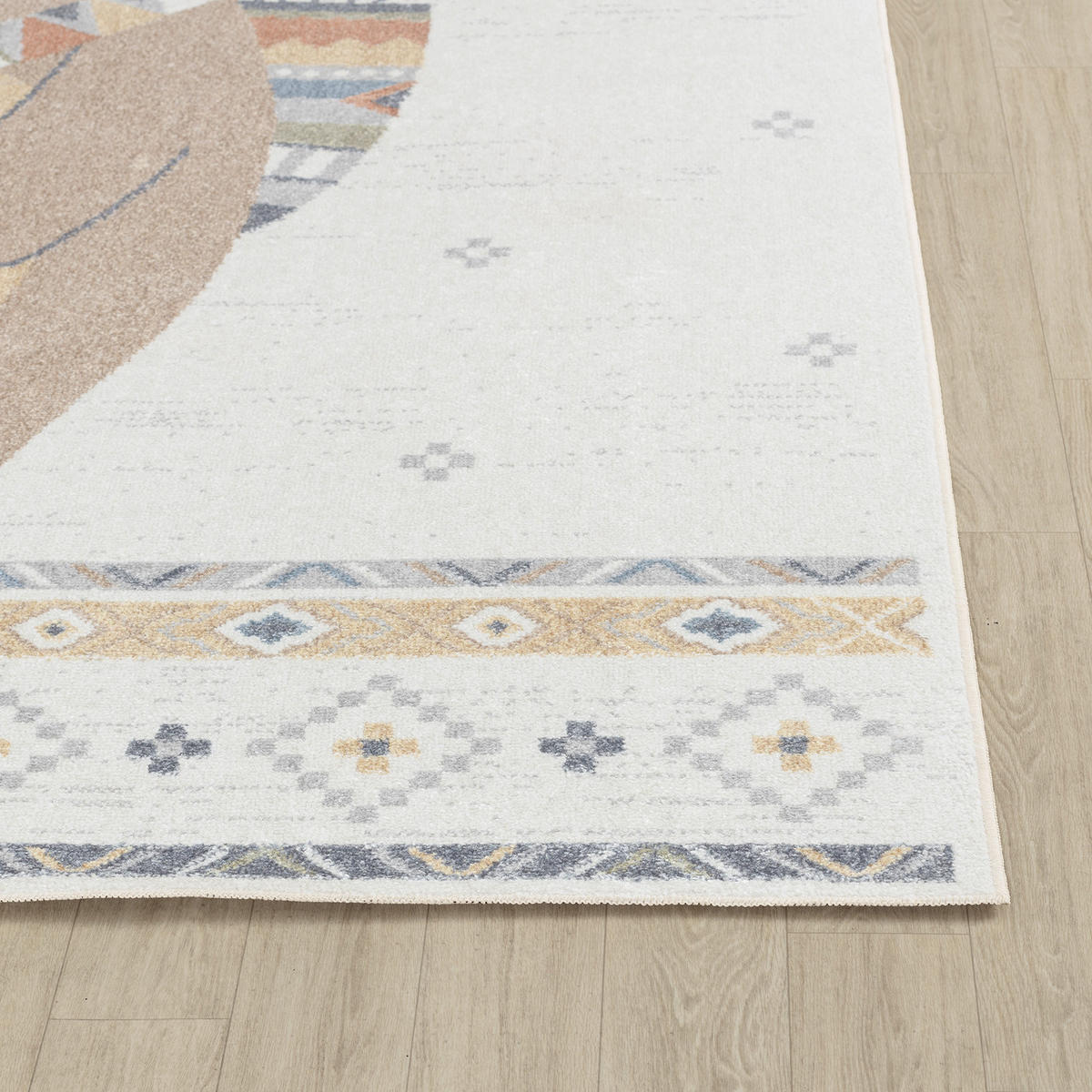 KINDERTEPPICH Oursigene Maschinenwaschbar 160/213 cm Beige - Beige, Textil (160/213cm) - LIVABLISS