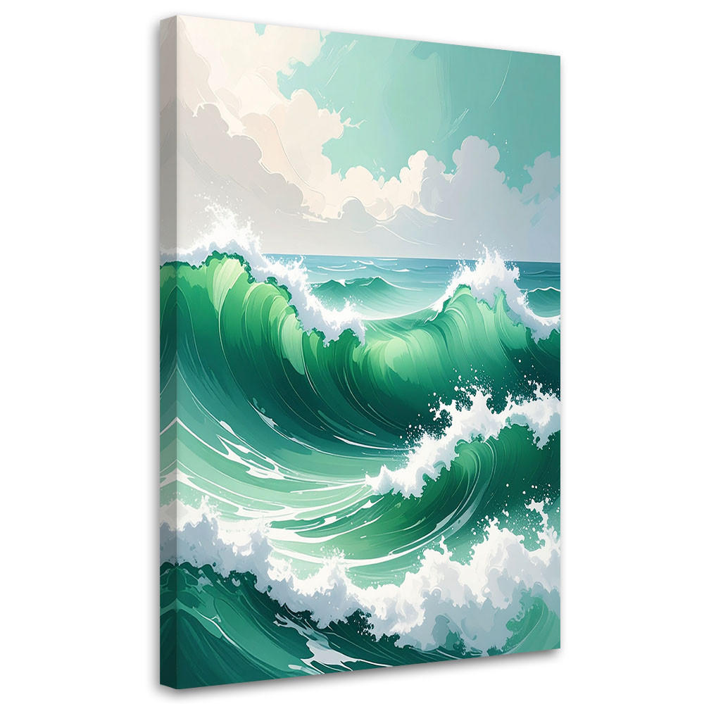 LEINWANDBILD Natur und Botanik 30x45cm - Grün, Textil (30/45cm) - Feeby