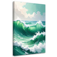 LEINWANDBILD Natur und Botanik 60x90cm - Grün, Textil (60/90cm) - Feeby