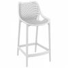 BARHOCKER Weiß 44x95x51cm - Weiß, Kunststoff (44/95/51cm) - AlterEgo