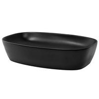WASCHBECKEN - Schwarz, Keramik (38.5/14/60.5cm) - ML-DESIGN