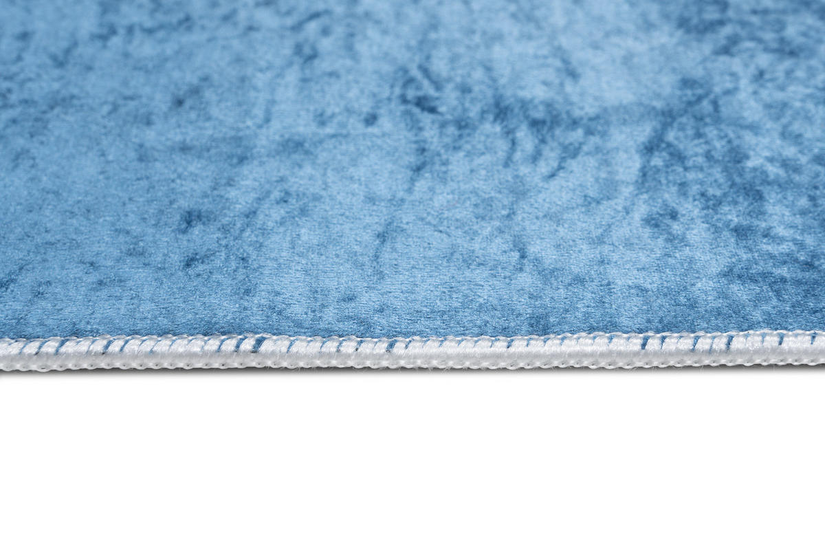 TEPPICH EMMA Blau 140/200 cm - Blau, Kunststoff (140/200cm) - Tapiso