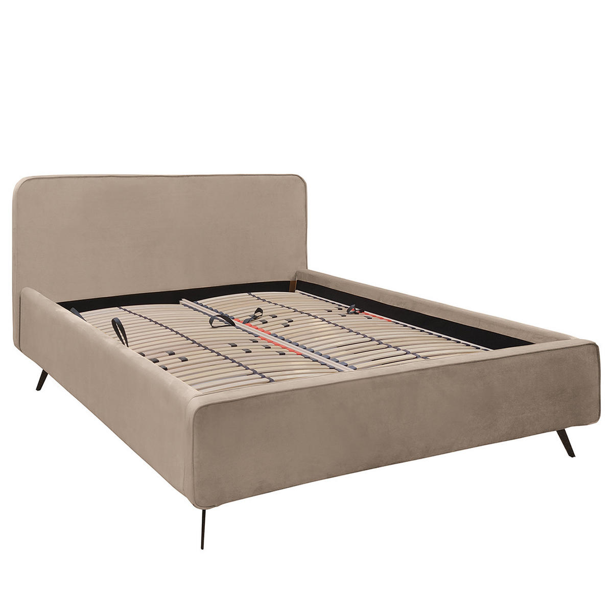 POLSTERBETT - Beige, Textil (140/200cm) - home24