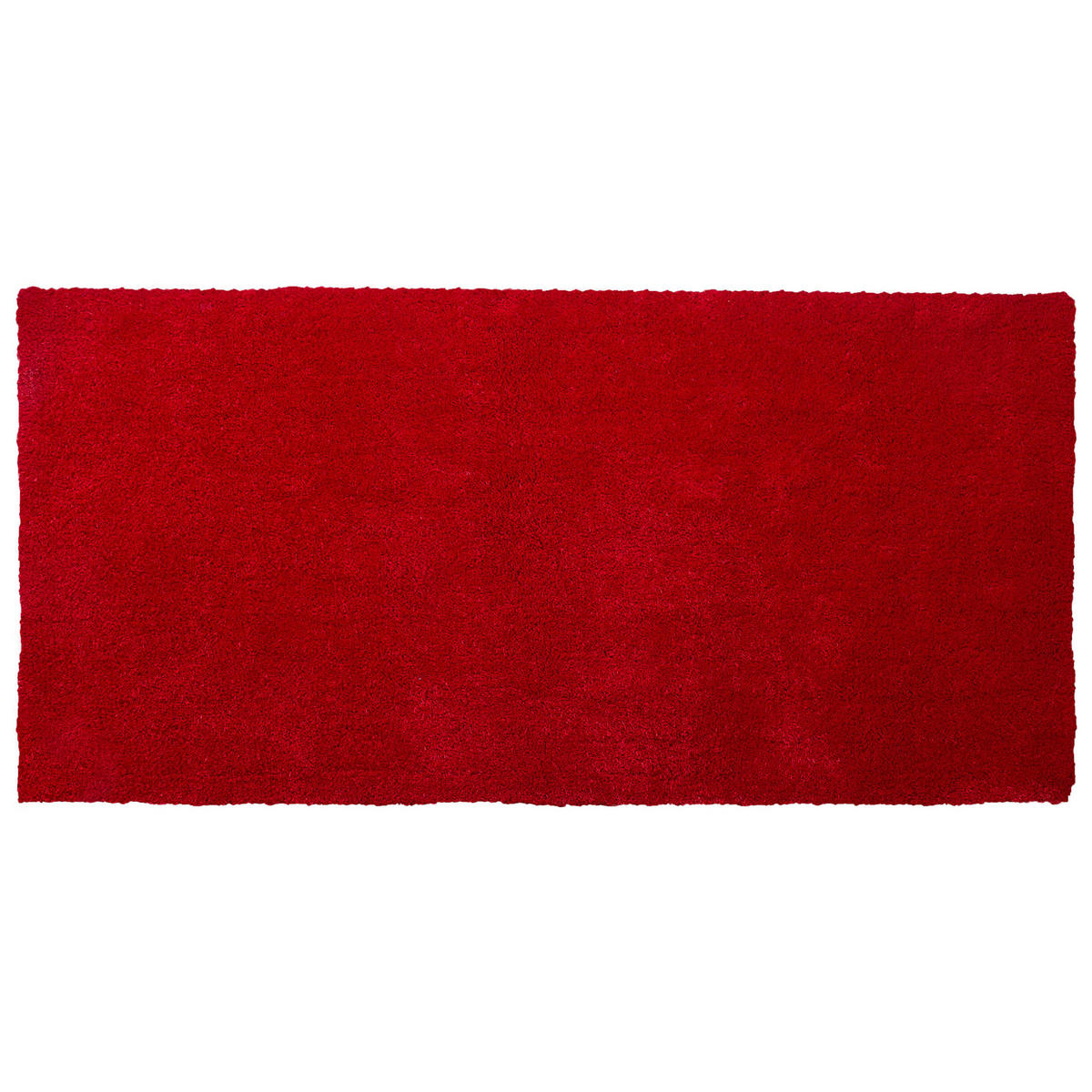 SHAGGY-TEPPICH Demre 150/80 cm - Rot, Kunststoff (80/150cm) - Beliani