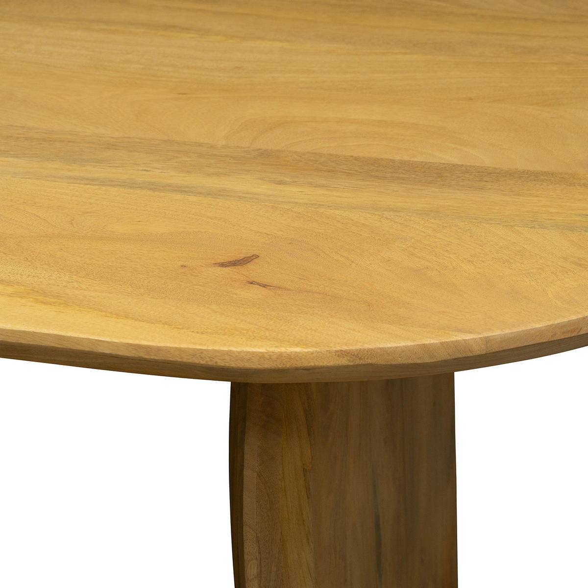 MASSIVER ESSTISCH - Massivholz - Mangoholz - Braun, Holz (100/220/77cm) - home24