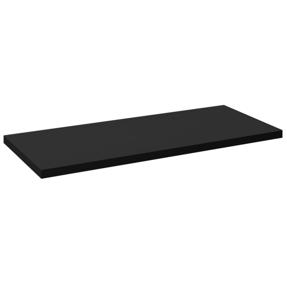 WASCHBECKENSCHRANK Newport-56 - Schwarz, Holzwerkstoff (90/60/40cm) - Lomado