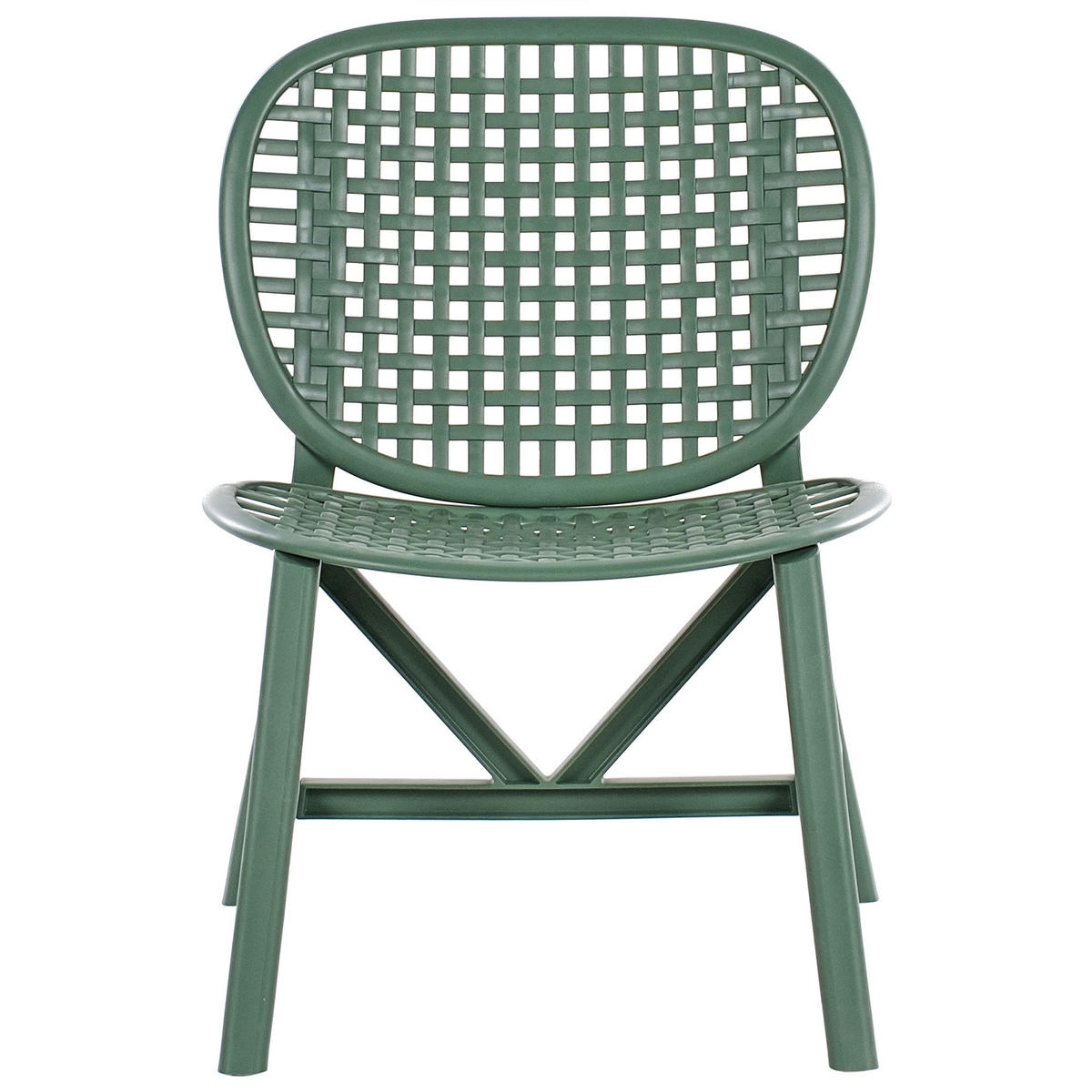 BISTRO-SET Grün Sicelle - Grün, Kunststoff - Beliani