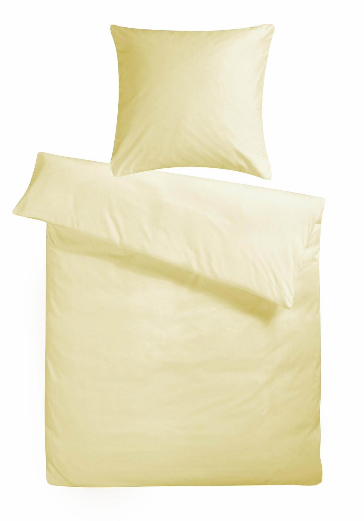 BETTWÄSCHE Biber 200x220 Creme Uni - Winter Bettbezug aus 100% Baumwolle - Creme, Textil (200/220cm) - Carpe Sonno