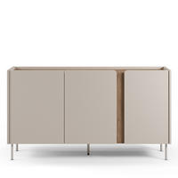 DESIGN-SIDEBOARD - Beige - Beige, Holz (150/83/40cm) - Drawer