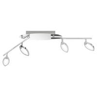 LED DECKENLEUCHTE Chrom Silber - Silberfarben, Metall (87.5/9/13cm) - Wofi