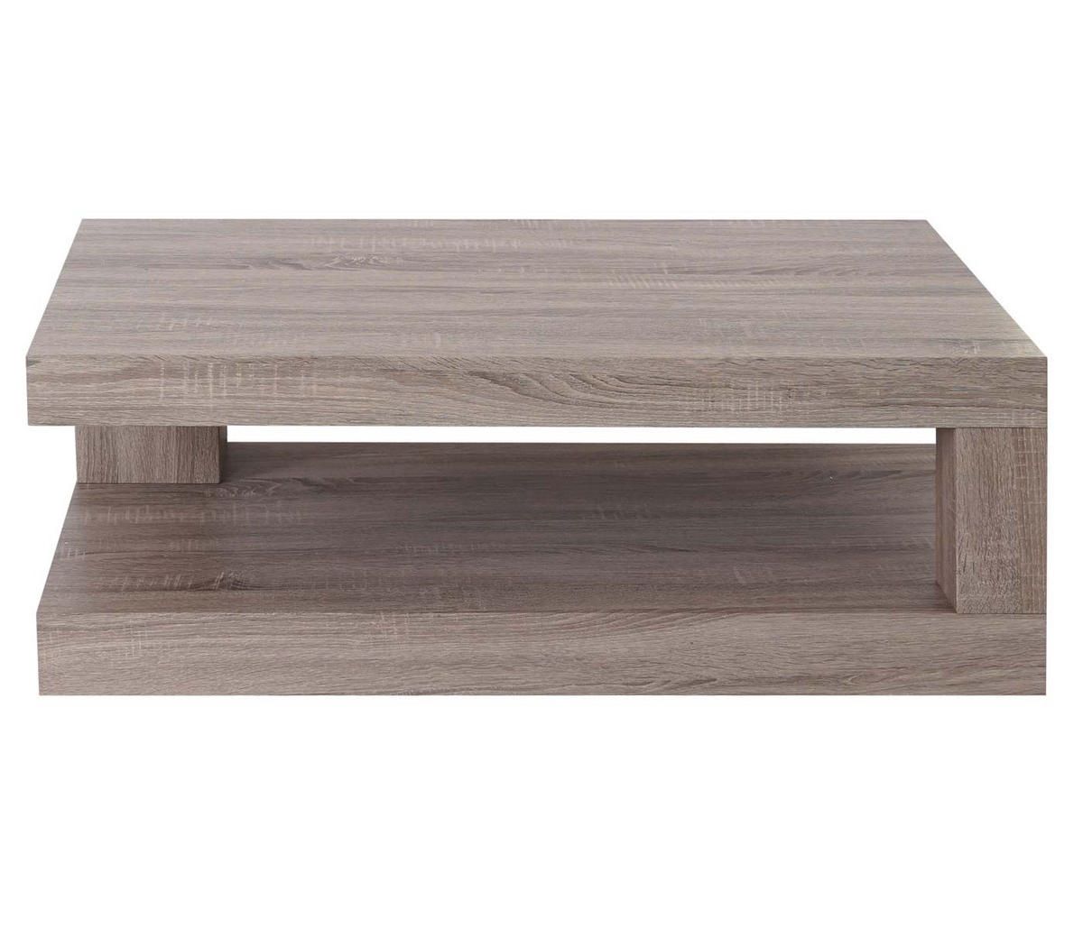 COUCHTISCH rechteck Eiche Dunkel Dekor - Trüffeleichefarben, Holzwerkstoff (60/110/40cm) - MCW