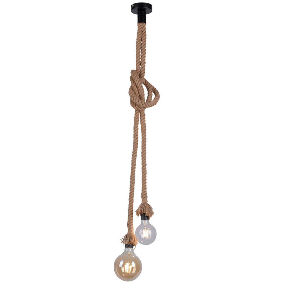 LED HÄNGELEUCHTE Metall Braun - Braun, Metall (10/10/120cm)