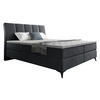 BOXBETT Forever - Schwarz/Grau, Holz/Textil (140/200cm) - MIRJAN24