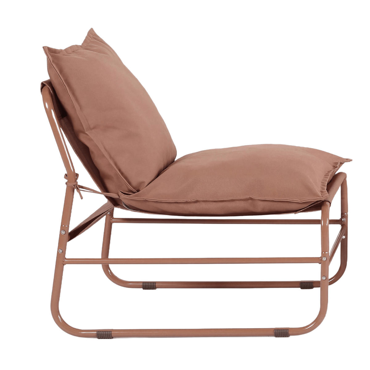 GARTENSET Braun 45/79/44 cm 4er-Set - Braun, Metall - Mobili Rebecca