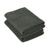 BADETUCH, 2er-Set, 100x150 cm, 100% Baumwolle, Grau - Anthrazit, Textil (100/150cm) - Zollner