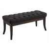 SITZBANK 100/38 cm Stoff Dunkelgrau - Dunkelgrau, Holz/Textil (100/46/38cm) - CLP