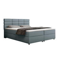 BOXBETT Reve 180 x 200 cm mit Bettkasten und Lattenrost ohne matratze - hellblau - Hellblau, Holz (180/200cm) - Homesy