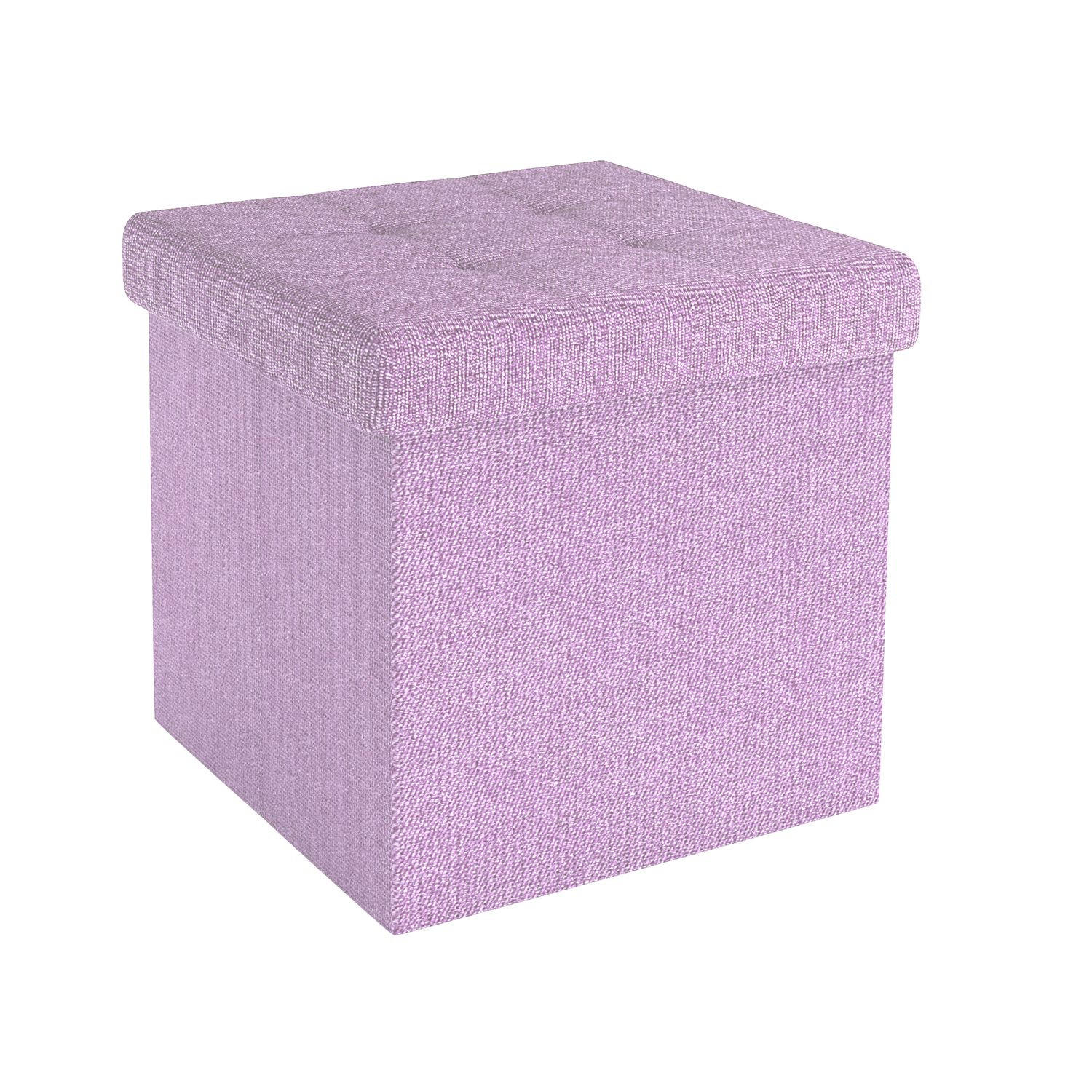 Intirilife Sitzwürfel Rosa 30x30x30 cm