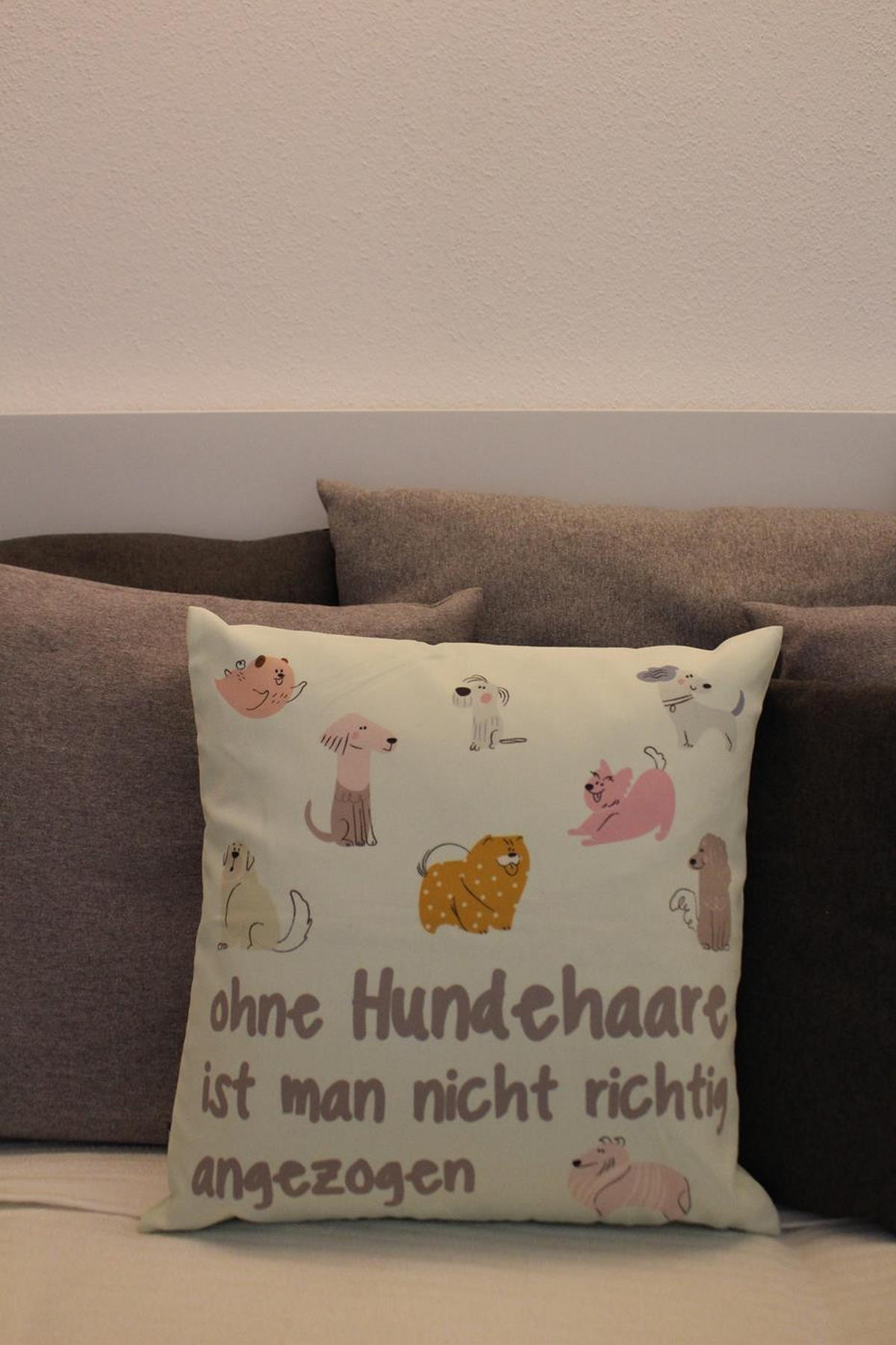 KISSENHÜLLE TIERISCH - Mintgrün, Textil (45/45cm) - Magma Heimtexx