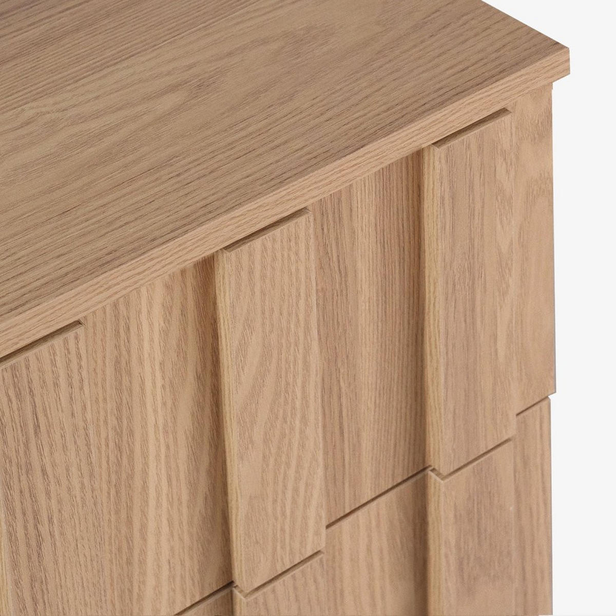 NACHTTISCH 2 SCHUBLADEN Otto Natürlich 42 cm x 54 cm - Naturfarben, Holzwerkstoff (42/54/40cm)