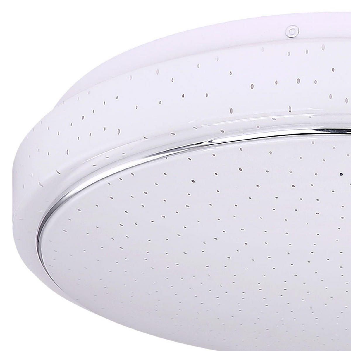 LED DECKENLEUCHTE KALLE Weiß Metall - Weiß, Metall (28.5/28.5/7.5cm) - Globo Lighting