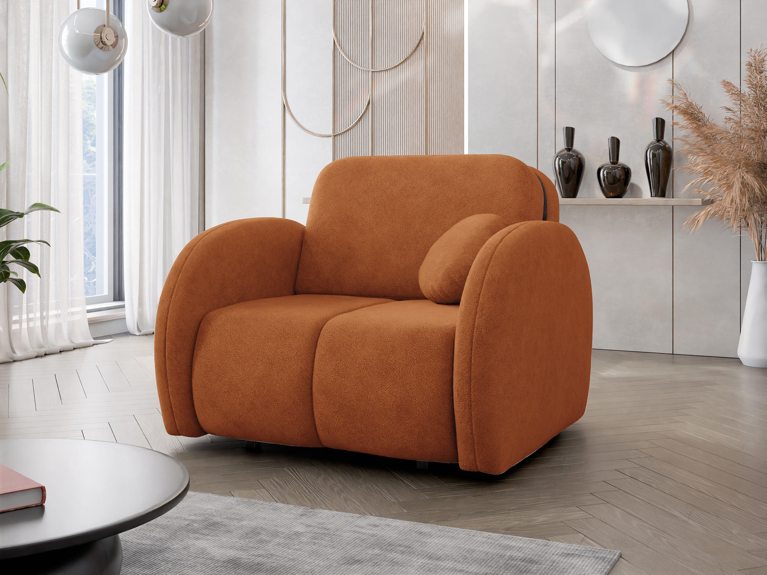 SCHLAFSOFA Viva Comfy I - Schwarz/Braun, Holz/Textil (102/85/103cm) - MIRJAN24
