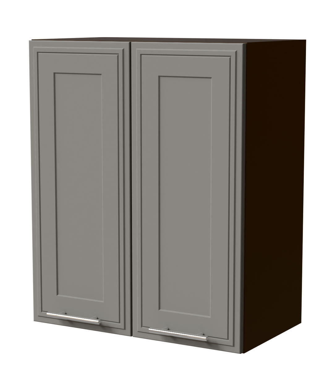 HÄNGESCHRANK Salo W3/60 Lava / Dust Grey Matt 60 / 32,5 / 72cm - Dunkelgrau/Grau, Holz/Holzwerkstoff (60/72/32.5cm) - Feldmann-Wohnen