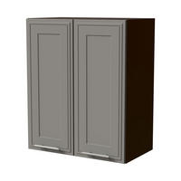 HÄNGESCHRANK Salo W3/60 Lava / Dust Grey Matt 60 / 32,5 / 72cm - Dunkelgrau/Grau, Holz/Holzwerkstoff (60/72/32.5cm) - Feldmann-Wohnen