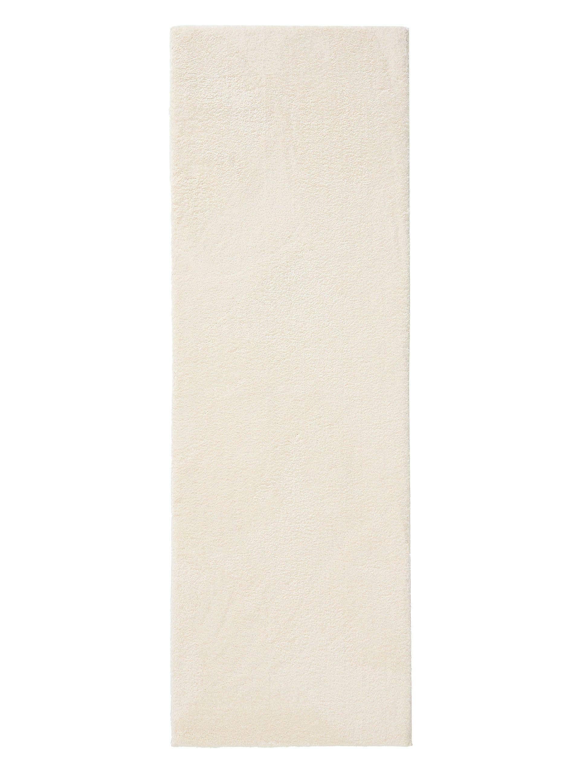 LÄUFER Soda Weiß 80x240 cm - Weiß, Textil (80/240cm) - benuta Nest