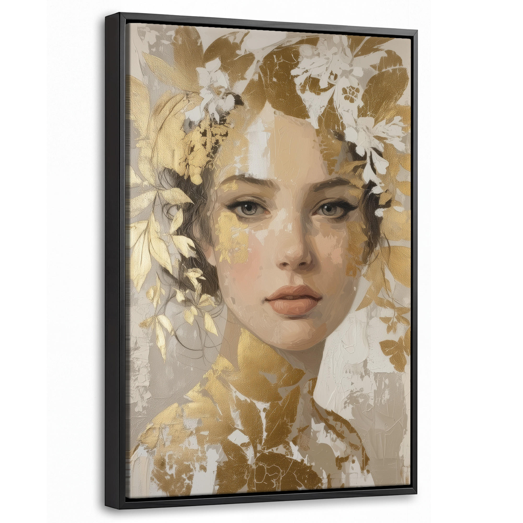 MuchoWow Leinwand Beige 20x30 cm