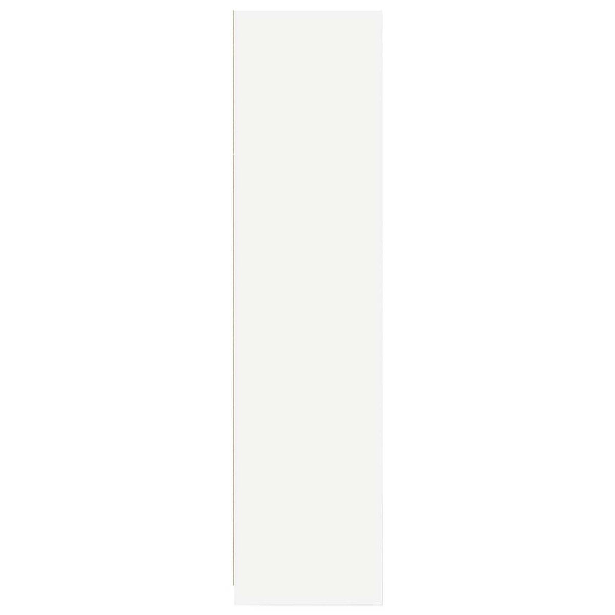 KLEIDERSCHRANK Weiss 100/50/200 Cm Holzwerkstoff - Weiß, Holzwerkstoff (50/200/100cm) - vidaXL