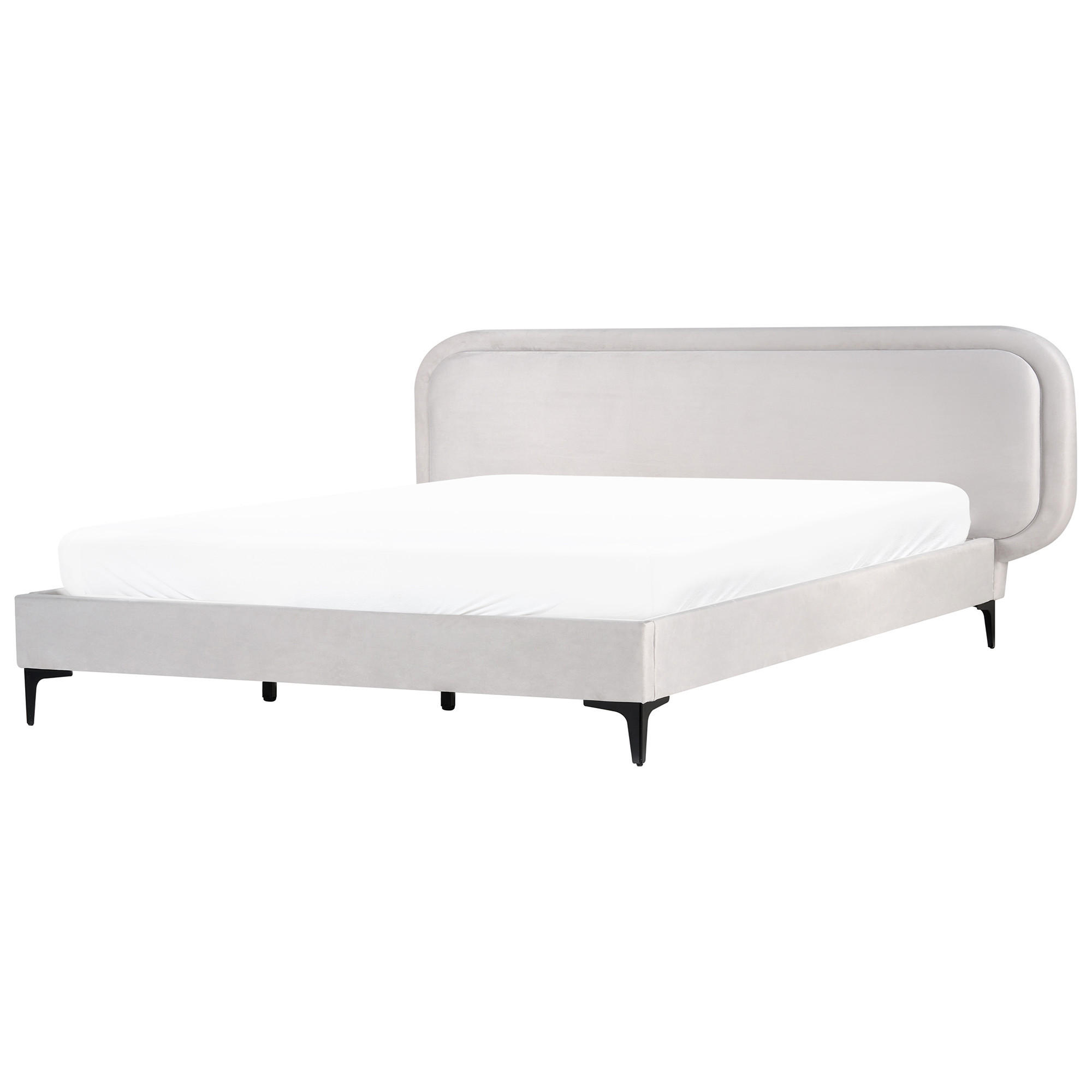 PAT cu somieră 180/200 cm gri deschis Suzette