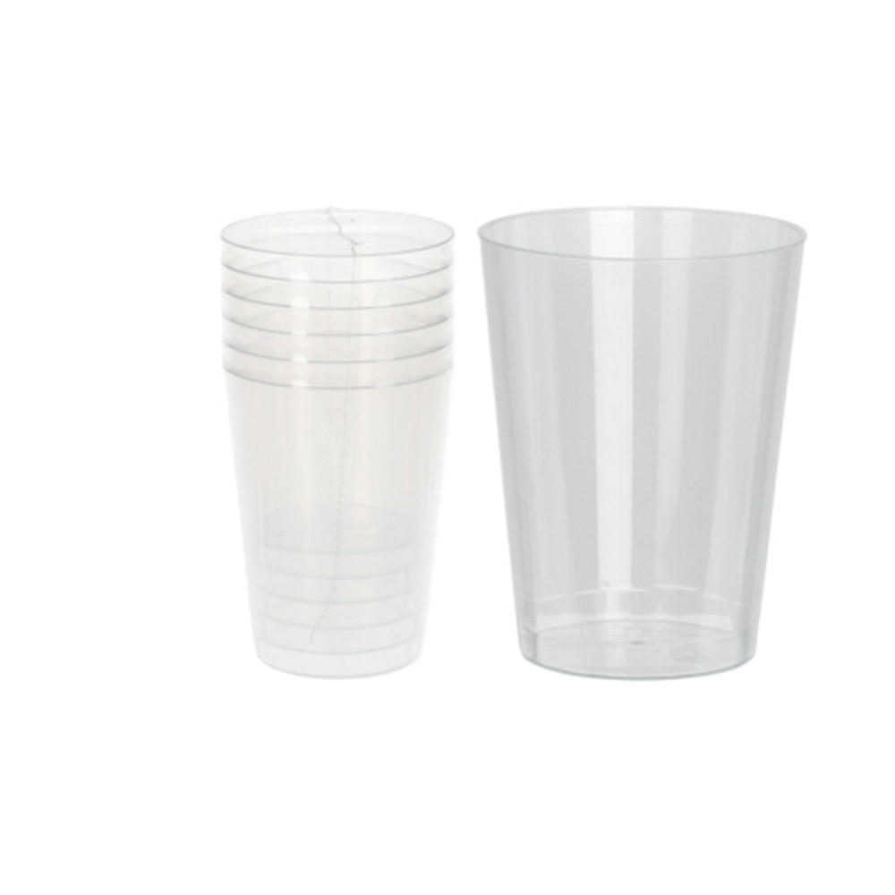 BECHER Basic Transparent 7.2/7.2/14 cm Kunststoff - Transparent, Kunststoff (7.2/14/7.2cm) - Mondex