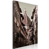 KUNSTDRUCK Braun 40/60 cm - Braun/Grau, Textil (40/60cm) - KUNSTLOFT