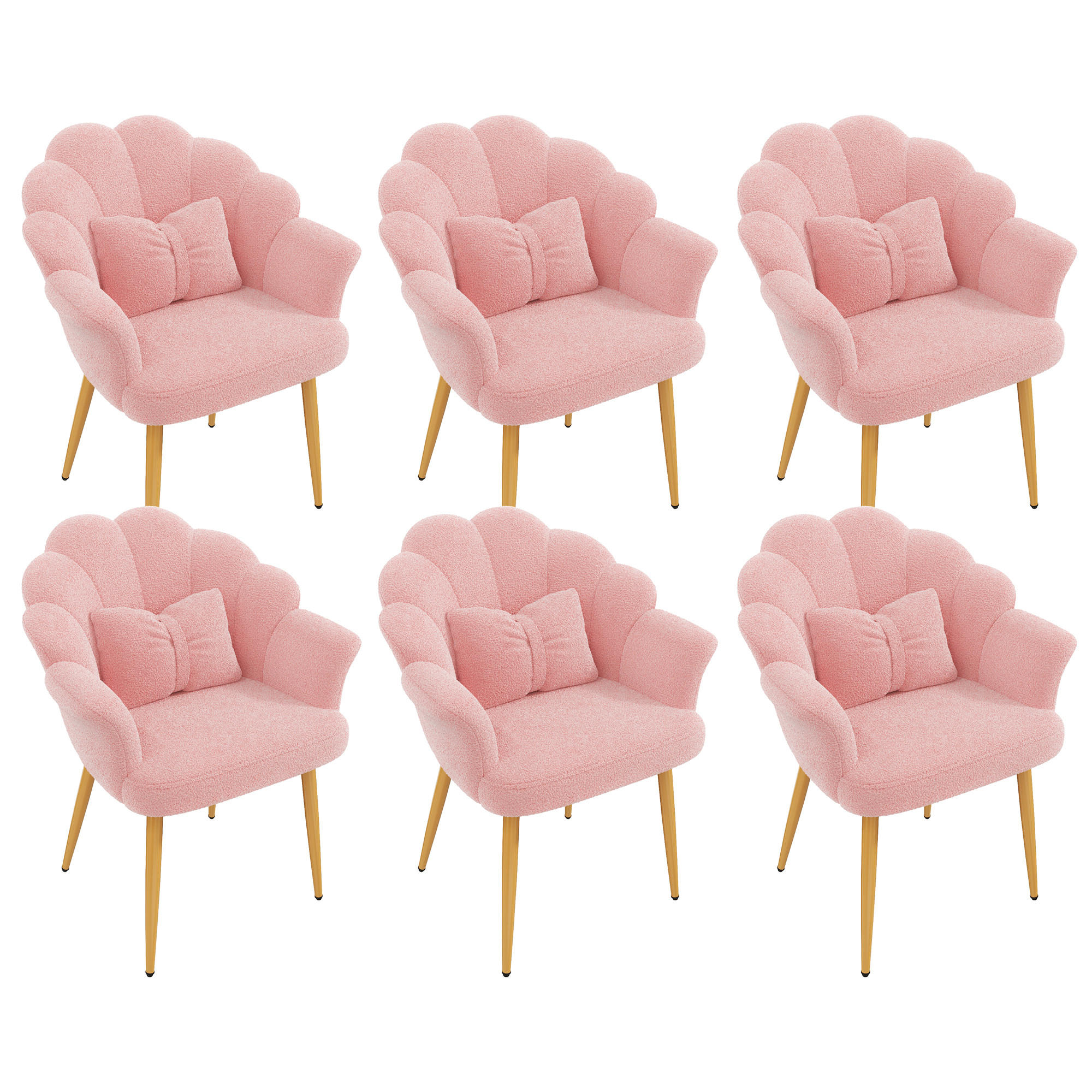ComfortXL Armlehnstuhl-Set Pink 65.5x85x64 cm