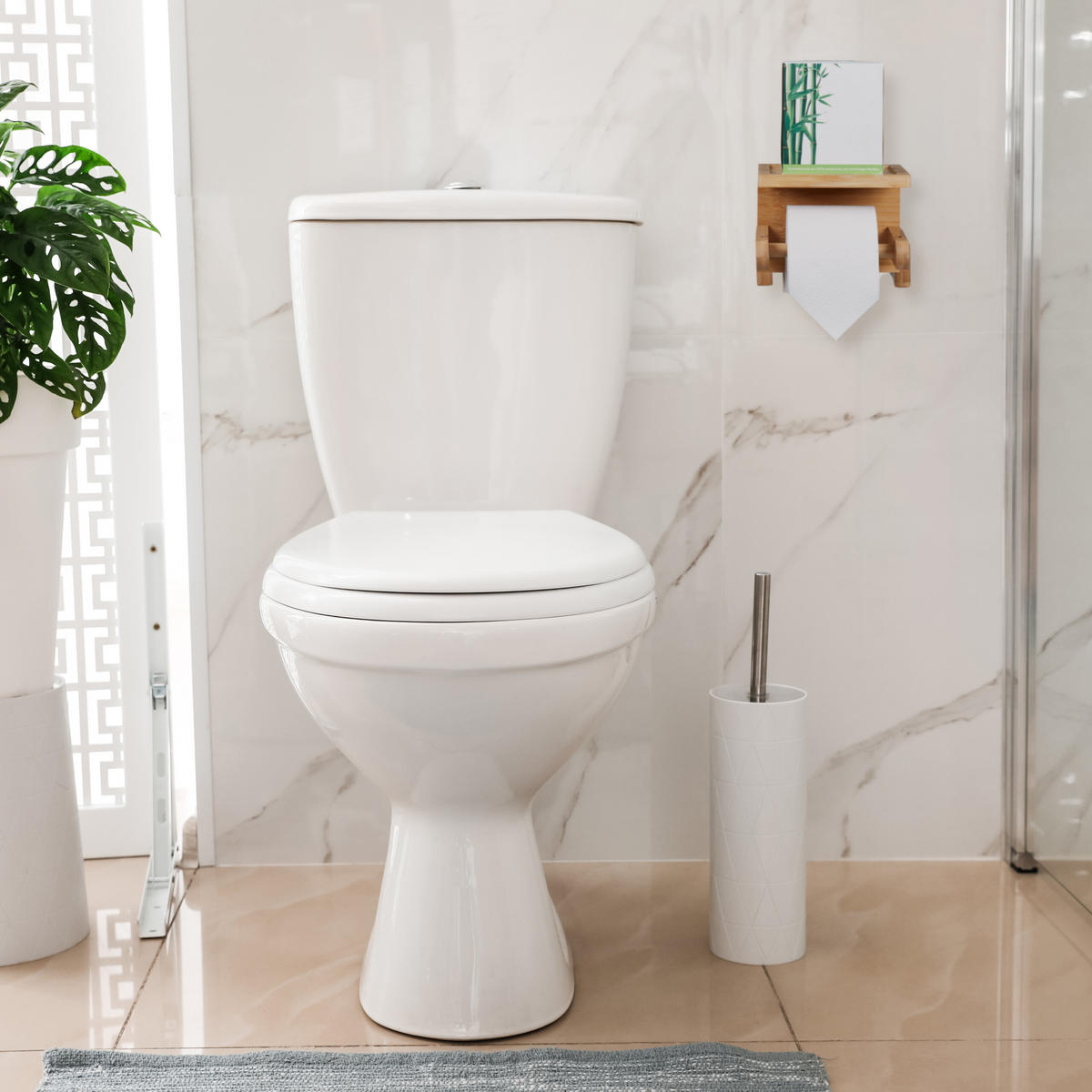 TOILETTENPAPIERHALTER - Hellbraun, Holz (16.5/12.5/12.5cm) - Relaxdays