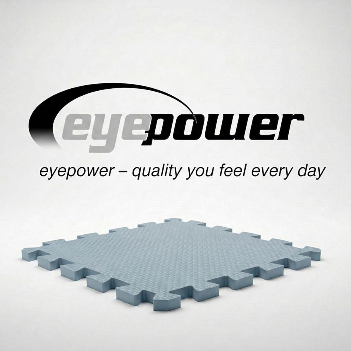 BODENSCHUTZMATTE 30x30x1 cm, Grau, 54er Set - Grau, Kunststoff (30/30cm) - eyepower