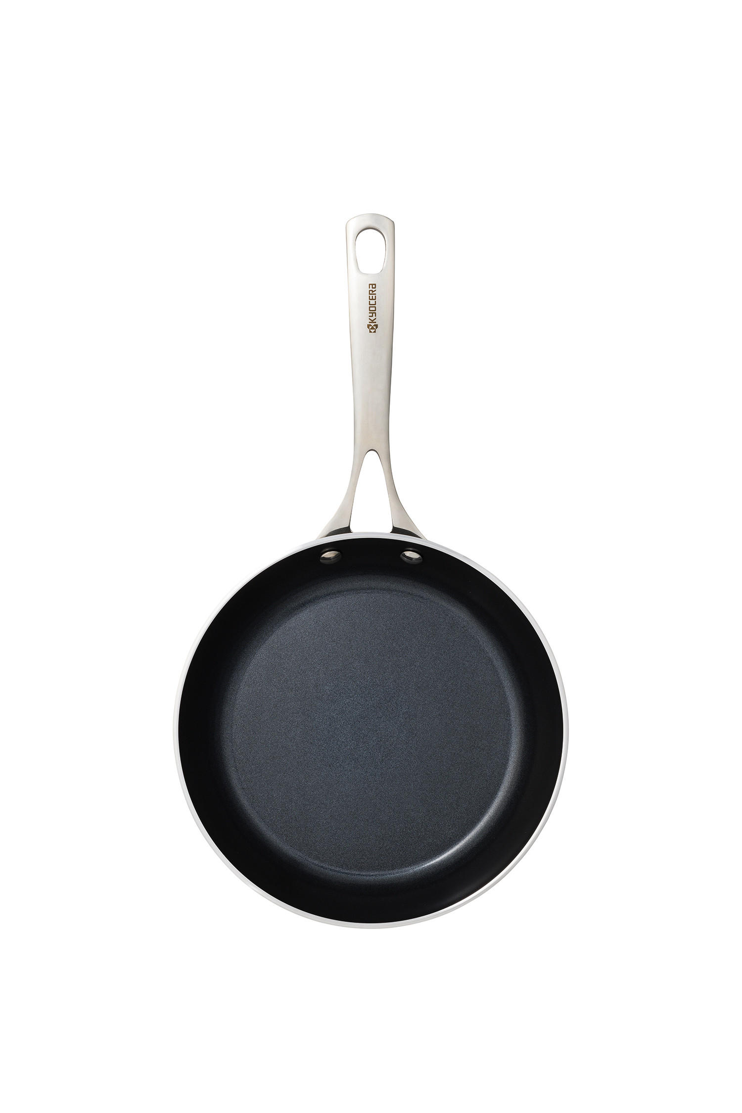 BRATPFANNE mit Keramikbeschichtung 20 cm, Edelstahlgriff - Anthrazit, Metall (20cm) - Kyocera