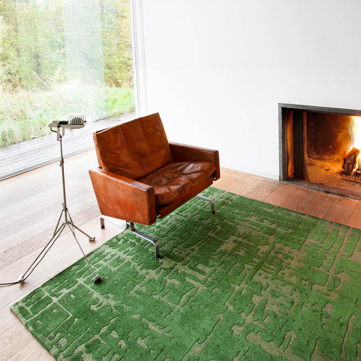 TEPPICH Flachgewebe GREEN BUBBLES Grün 240 x 340 cm - Grün, Textil (240/340cm) - Novatrend