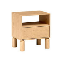 NACHTTISCH Sanden SN-10 54,4 x 60,2 x 40,6 cm Eiche Bookmatch - Eichefarben, Holz/Holzwerkstoff (54.4/60.2/40.6cm) - Koseto