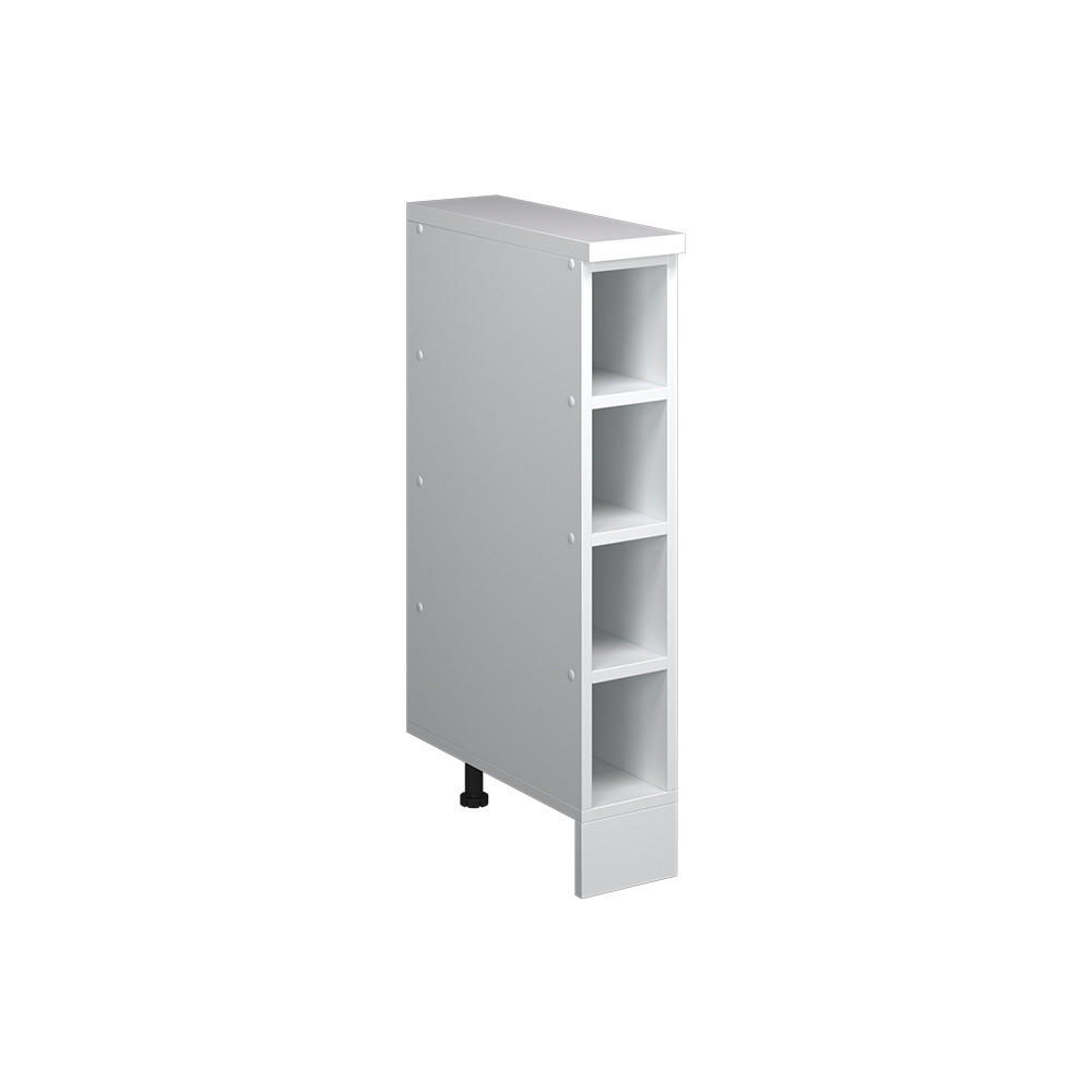 Vicco Küchenschrank Weiß, Weiß 15x83.8x46 cm