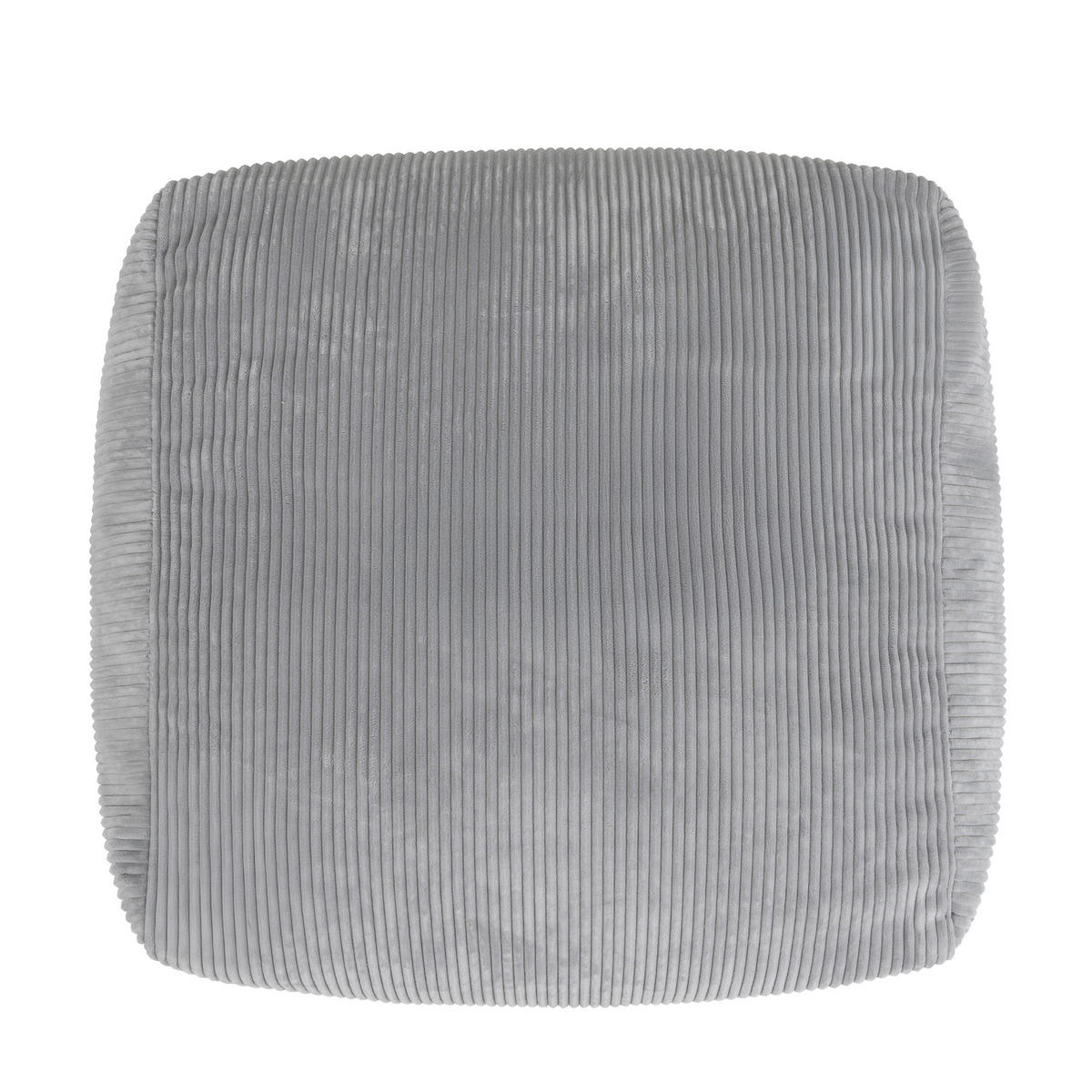 SITZSACK-OTTOMANE ZEN modular Cord - Grau, Textil (95/46/95cm) - icon